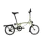 Brompton C Line Explore Mid Bar 6 Speed with Rack in Matcha Green